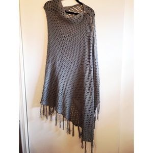 LuLaroe Gray Mimi sweater shawl scarf